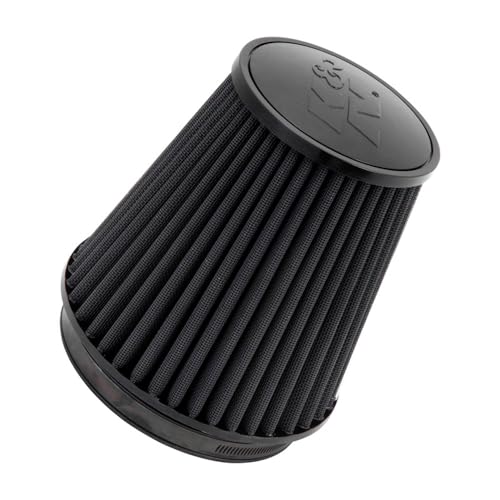 Filtre à air K&N Dryflow universel conique noir pour admission direct