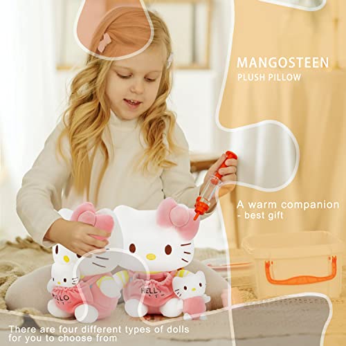 Coaqac Kitten Stuffed Animals Kawaii Cat Fluffy Hugging Pillow With Love Heart, Great Gift For Kids, Friends And Family (Mother) #TOP5