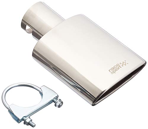 S SUMEX Cola Escape Interior :48-65 mm Exterior 75X150 Largo 240 mm Mejora la Estética del Vehículo Instalación Fácil y Segura