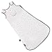 Nested Bean Zen Sack Winter Weight - Gently Weighted Infant Sleep Bag Designed to Feel Like You (TOG 2.5)(100% Cotton)(Stardust Grey)(6-15 Months)
