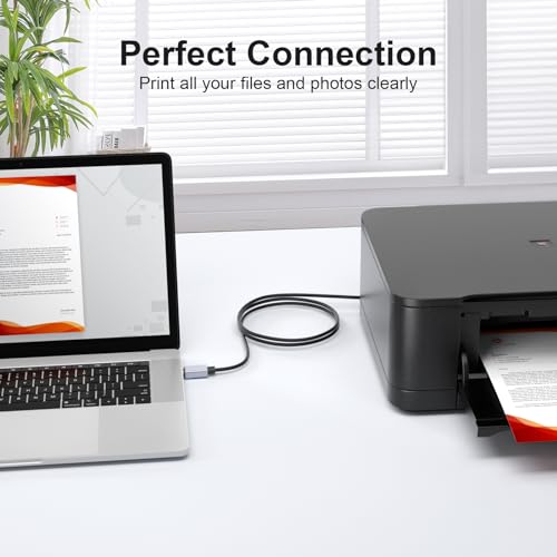 meloaudio usb c midi cable type c to usb 20 midi interface cable for midi controller keyboard audio interface for ipad samsung laptop macbook 5ft usb b to usb c printer cable black