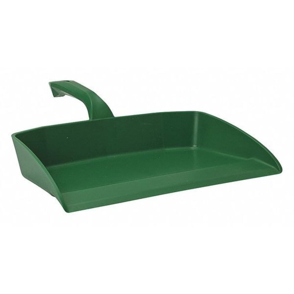 Vikan 56602 wysokiej jakości polipropylenowa szufelka/szufla o szerokości 330 mm, zielona