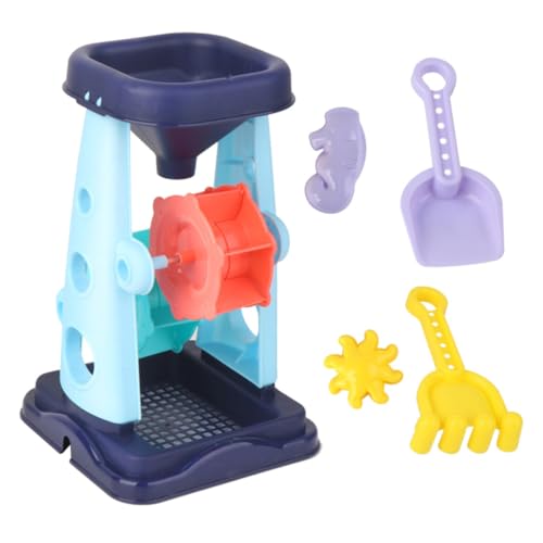 BESPORTBLE 5piezas Kit De Herramientas De Arena para Niño Niña Juguetes De Playa con Pala y Moldes De Colores Aleatorios Seguro y Duradero para Actividades Al Aire y Piscina