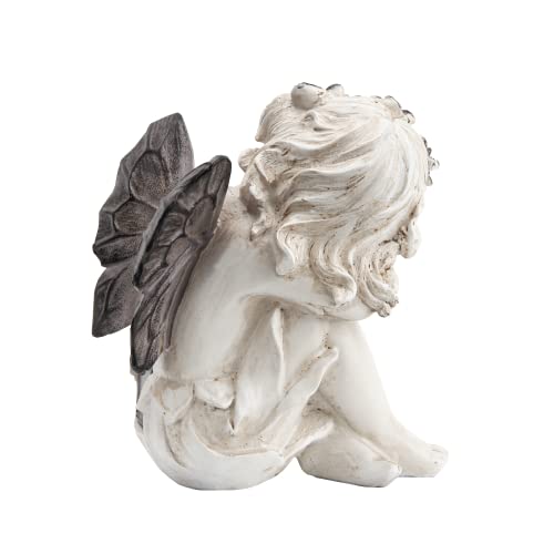 Leekung Angel Statue With Solar Powered Light For Garden Decor,Garden Statues For Patio Yard Porch Lawn Outdoor Decor,Angels Garden Sculptures & Statues,Angel Figurines Memorial Spiritual Gifts #TOP6