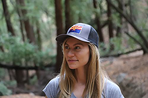 Image of International Tie State Hat for Men and Women, Adjustable Snapback Trucker Baseball Cap with Embroidered Patch