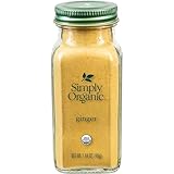 Simply Organic Ground Ginger Root, 1.64 Ounce, Non ETO, Non Irradiated, Non GMO, Complements Both Sweet & Savory Dishes