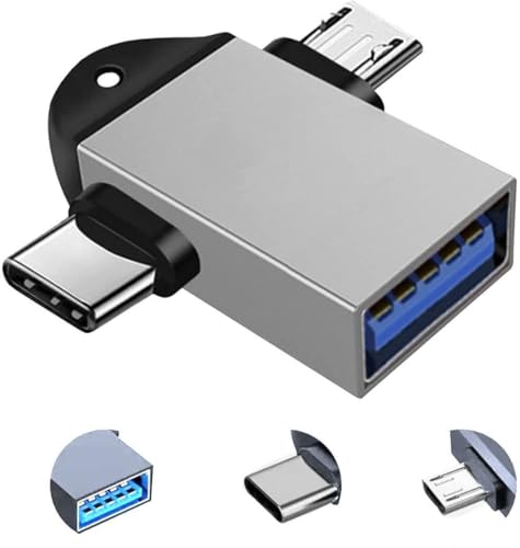 Image of Wired Combo Set - Wired Keyboard, Gaming Mouse with Non Slip Rubber Mouse Pad, 4 Port USB Hub & 2 in 1 OTG Adapter | Plug & Play USB Setup Desktop /Laptop Accessories