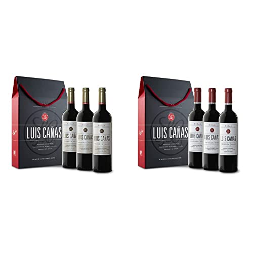 Luis Cañas Reserva Vino Tinto Estuche 3 Botellas - 750 ml & Luis Cañas Crianza Vino Tinto Estuche 3 Botellas - 750 ml