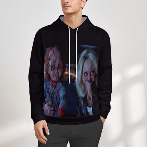 Sweatshirt for Womens Chucky Casual Loose Fit Men Long Sleeve Soft Pullover Hoodie Tops with Pocket2