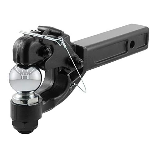 CURT 48006 Receiver Mount Combination Ball and Pintle Hook