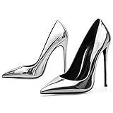 ▲ Über: Komfortable und gut gemachte elegante High Heels, für viele Zwecke geeignet: täglicher Gebrauch im Büro, Büro, Abendkleid oder Partykleidung!