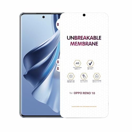 Image of BLACKSHEEP Matte Screen Protector for Oppo Reno 10 5G /Oppo Reno 10 Pro 5G Membrane Case Friendly Full Edge to Edge Screen Coverage & Installation Kit-(Pack of 1)