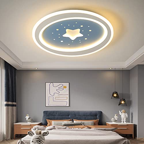 LED Deckenleuchte Skateboard-Design Für Kinderzimmer – Dimmbar, Farbtemperatur Verstellbar, 32W, 60 Cm