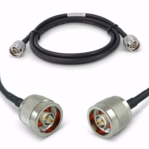 Cable coaxial N macho de baja pérdida serie 240 Proxicast de 50 ohmios para antena 5G y radio RF