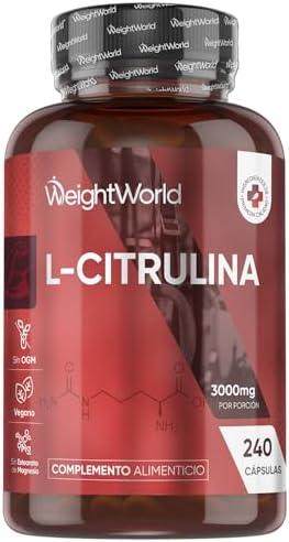 L Citrulline 3000mg, 240 Vegan Capsules for 2 Months - Pre and Po...