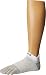 Injinji Women's Run Lightweight No-Show Socks (X-Small/Small, White/Sand)