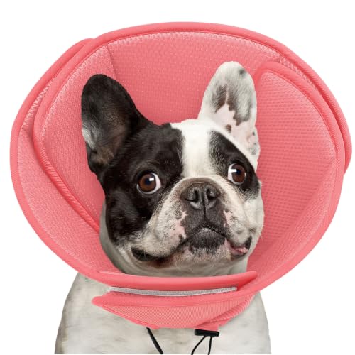 Image of Queenmore Soft Dog Cone Collar, Reversible Cone for Dogs to Stop Licking