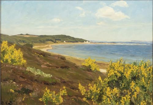 Art Portrait Hans Anderson Brendekilde sur toile haut de gamme Decoración Mural 60x90