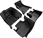 AWEMAT Custom Fit Car Floor Mats for 2011-2023 Dodge Charger Chrysler 300c RWD Model Floor Liner -Digitally Measured Exquisite Pattern-Large Coverage for All-Weather Protection-Black