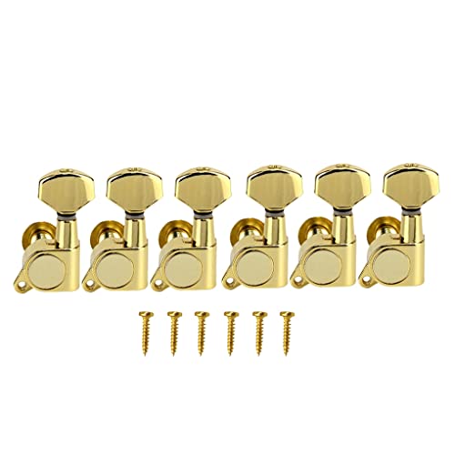 VUBLY Lot d’accordeurs de guitare scellés têtes de machine clés d’accordage chevilles 6R ou 6L petits boutons (couleur… - Les Beatles, Paul McCartney, John Lennon, RIngo Starr, George Harrison VUBLY Lot d'accordeurs de guitare scellés têtes de machine clés d'accordage chevilles 6R ou 6L petits boutons (couleur…