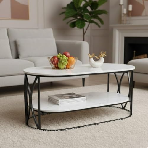 Image of Coffee Table Centre Table (Black White, V DBL)