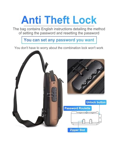 Carbon Fiber Streamline Anti-theft Sling Bag, USB Charging Sport Sling, Sports Crossbody Bags, Waterproof Shoulder Backpack2