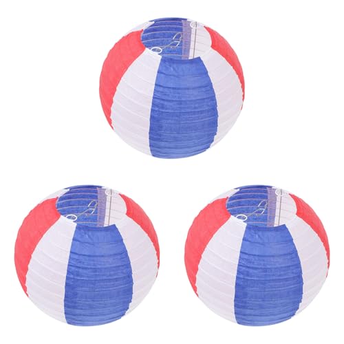Yardenfun 4 Piezas Linternas de Papel Tricolor Plegables Estilo Coreano para Decoración de Restaurante Barbacoa Farolillos Colores Resistentes para Uso Interior y Exterior