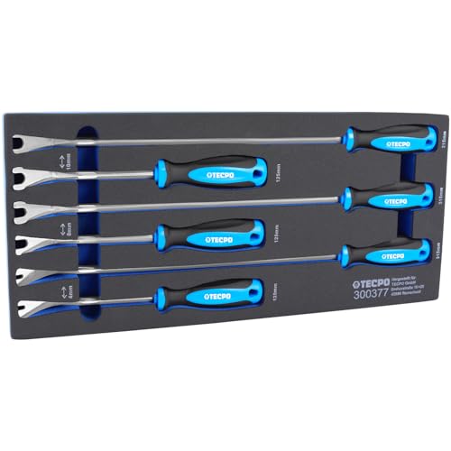 TECPO Auto Innen-Raum Lösewerkzeug Clips Entferner Löse-Hebel Demontage Werkzeug