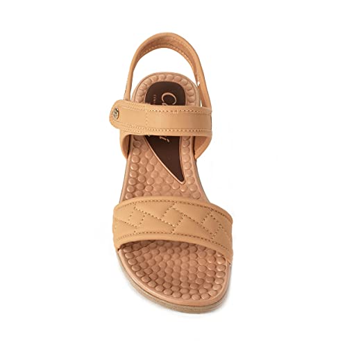 Campesí Papete, Sandália Feminino, Bege, 39