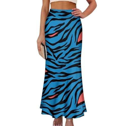 High Waisted Maxi Skirt Casual Pencil Skirt A-Line Flared Maxi Skirts Spring Summer Long Skirts for Women