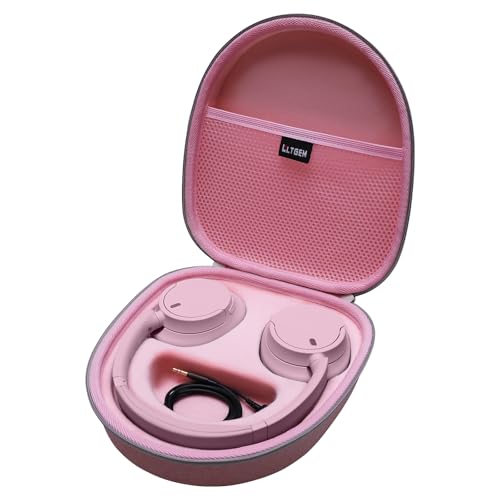 LTGEM Hard Travel Carrying Case for Sony WH-CH720N / WH-CH520 / WHCH710N / WH-CH510 Noise Canceling Headphones, Pink