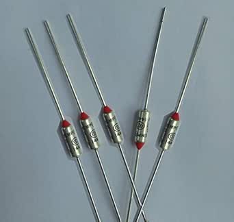 5Pcs Microtemp Thermal Fuse 144C Cutoff 10A 250V G4A00 TF144 : Amazon ...
