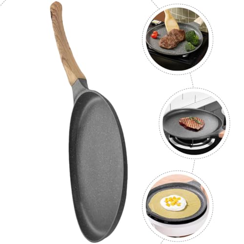 Poêle plate antiadhésive 20 cm en aluminium léger pour crêpes - 3