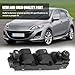 Power Master Window Switch Compatible with Mazda 3 Mazdaspeed S i 2010-2013 Front Left Driver Side Replecement BBM266350B BBM2-66-350B BBM2-66-350 BBM2-66-350A