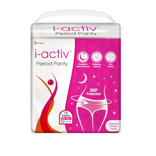 i-activ-period-panty-for-women-m-l-pack-of-10-disposable-period-panties-for-women-leak-proof-maternity-pads-for-heavy-flow-periods-overnight-360-degree-protection-size-24-to-39