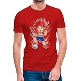 Camiseta de Manga Corta Goku Granada CF 25-26 (12- Camiseta Talla M)(Roja Manga Corta)