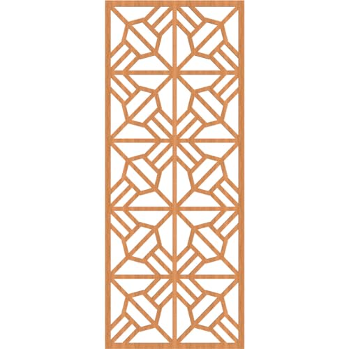 Image of Auburn Decorative Pierced Fretwork Wood Wall Panels, 19 3 /8 inchW x 49 3 /8 inchH x 1 /4 inchT, Cherry