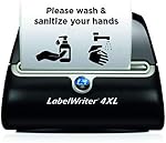 DYMO LW Extra-Large Shipping Labels for LabelWriter 5XL and 4XL Label Printers Only, 4" x 6" (104 x 159 mm) Stickers, Black Print, White Label Maker Tape, 1 Roll of 220