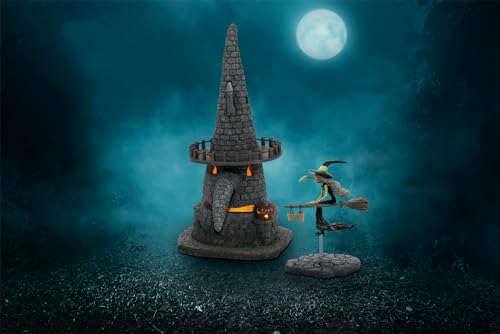 Edificio iluminado Nightmare Before Christmas Disney de Gris 10 Pulgadas 8