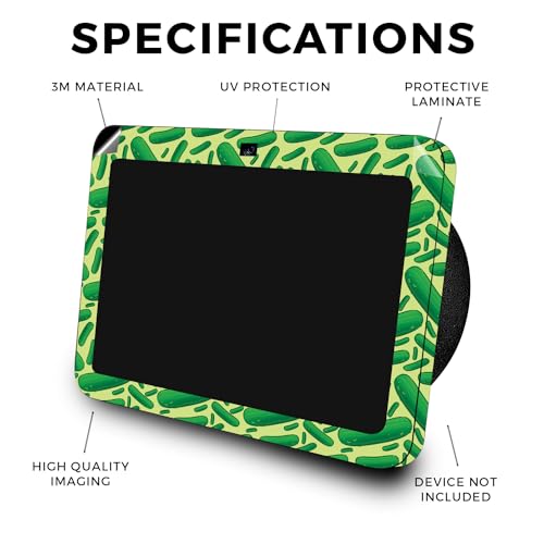 Image of Skin Compatible with Amazon Echo Show 8 (3rd Gen, 2023) - Pickles - Premium 3M Vinyl Protective Wrap Decal Cover - Easy to Apply, Crafted in The USA by MightySkins