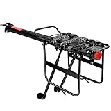 Fahrrad-gepäckträger, 220 Lbs/100 Kg Last Gepäckträger Für Fahrräder, Passend Für Die Meisten Mountainbikes Und Rennräder, Leichtes Aluminiumlegierungs-schnellverbindungsdesign