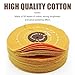 2PCS Bench Grinder Tools, Polishing Wheels, Yellow Cotton Polishing Wheel 4 Inch (50 Ply), 4mm Shaft Hole, for Metal, Jewelry, Ceramics, Glass, and More(Yellow Cloth)