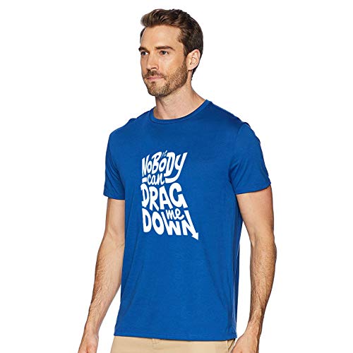 Image of T-Shirt for Men Nobody CAN Drag ME Down Quote Tees