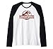 Jurassic World Red Scales Textured Logo Maglia con Maniche Raglan