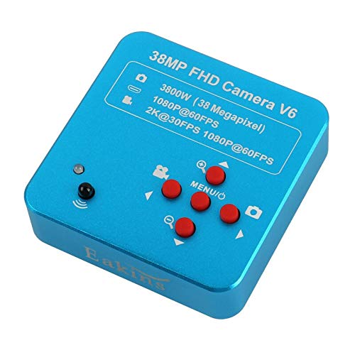 Elektronisches Digitalmikroskop, 38 MP, 2 K, USB, 180 x 300 x, C-Mount, industrielles Lötkamera-Set, kompatibel mit PCB, CPU-Uhren-Reparatur
