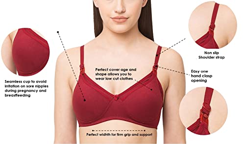 Momtobe-Womens-Cotton-Non-Padded-Wire-Free-Maternity-Bra