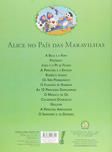 Turma da Mônica - clássicos Para sempre - Alice no paÍs das Maravillhas