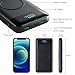 Wireless Portable Charger 30,800mAh,15W Wireless Charging USB C Power Bank,25W PD QC 4.0 Fast Charging 4 Outputs Travel Essentials Battery Pack Compatible with iPhone 17/16/15/14/13/12,Galaxy,Android