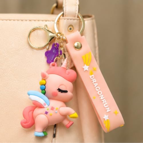 Image of Cute 3D Keychain | Keyring & Quirky Bag Charm | Hard Silicone, Unbreakable | Travel Essential | Kids Friendly | Strap & Bag Hook