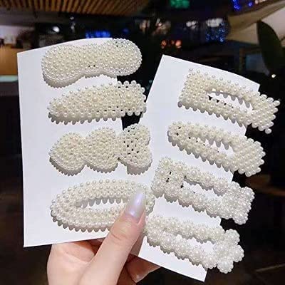 RedChimes Korean Style White Pearl Hair Clip Hair Accessories For Women And Girls Pack Of 8 Piece (B0C2ZCQS53) Amazon Price History, Amazon Price Tracker